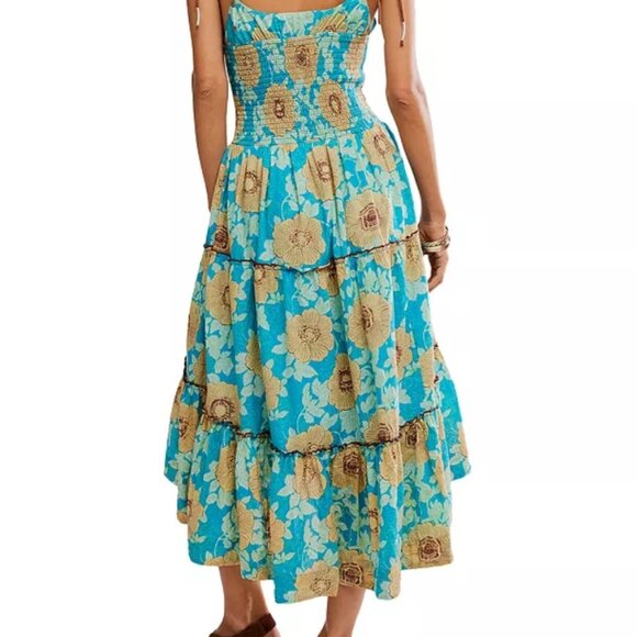 Free People NWT Adriel Midi Dress - Picture 2 of 8